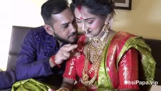 Newly married hindi sudipa giving handjob and fucking first time