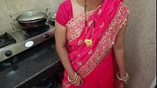 Newly married indian housewife