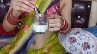 Yummy hindi bhabhi with breast fucking with devar